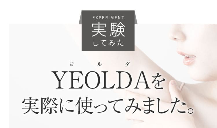 YEOLDAを実際に使ってみました